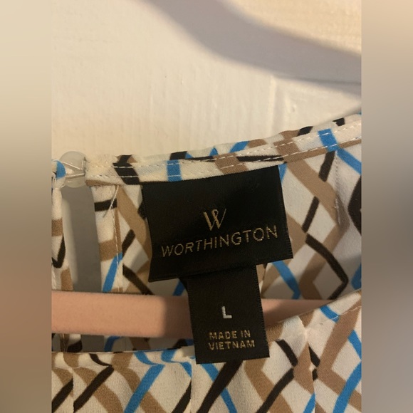 Worthington 100% polyester sleeveless blouse - Picture 4 of 4